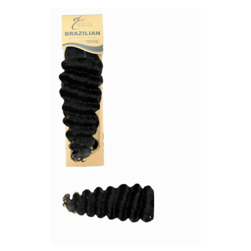 Ei 100% Unprocessed Virgin Brazilian Human Hair Extension Deep Wave Natural
