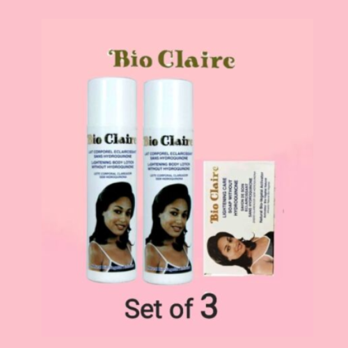 Bio Claire 100% Original 2 Lotion 500ml & Soap