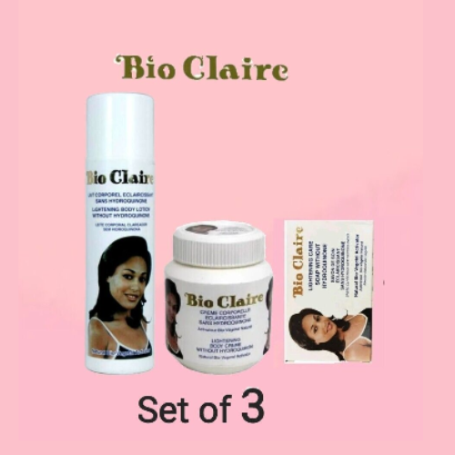 Bio Claire 100% Original Cream Jar & Lotion & Soap