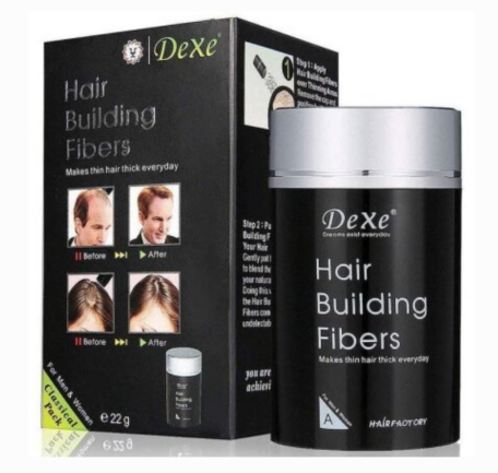 Dexe Hair building Thickening Fibers 22g (Black)