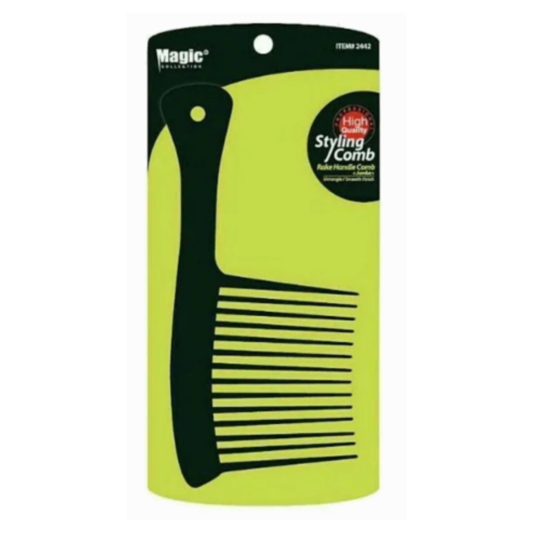 Magic Collection Jumbo Wide Tooth Comb Detangle Rake Handle