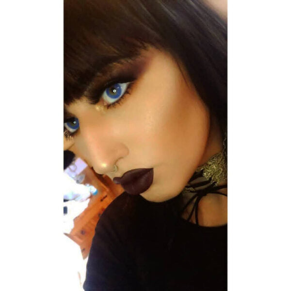 Misty Blue Contact Lenses – Soft, Dreamy Blue for a Natural Look