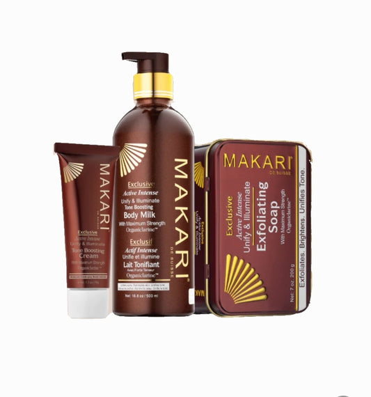 Makari Exclusive Toning Milk - Soap - Cream - Value beauty Kit