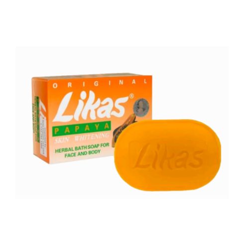 Likas Papaya Soap 100% Original Skin Whitening & Lightening, 135g