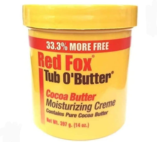 Red Fox Tub Cocoa Butter Moisturising Crème 14oz