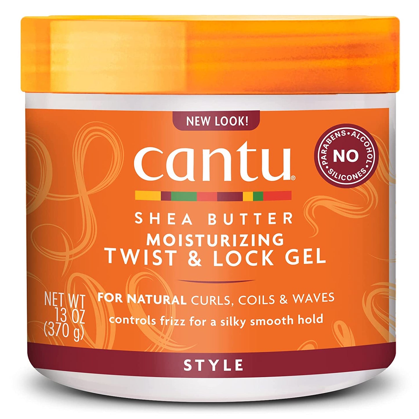 Cantu Sheabutter für natürliches Haar, feuchtigkeitsspendendes Twist & Lock-Gel, 370 g