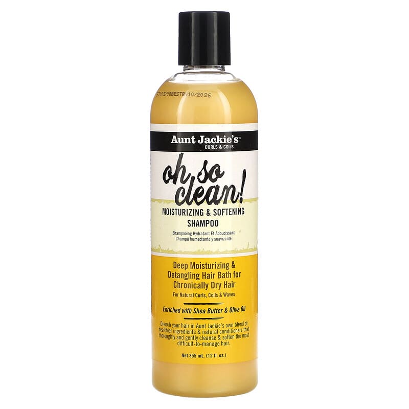 Aunt Jackies Moisturizing And Softening Shampoo, Oh So Clean! 355ml