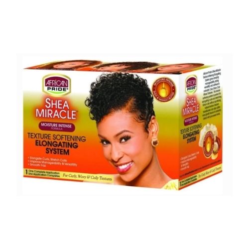 African Pride Shea Moisture Miracle Texture Softening Elongating System