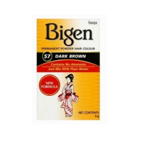 Bigen Permanent Hair Colour 57 Dark Brown