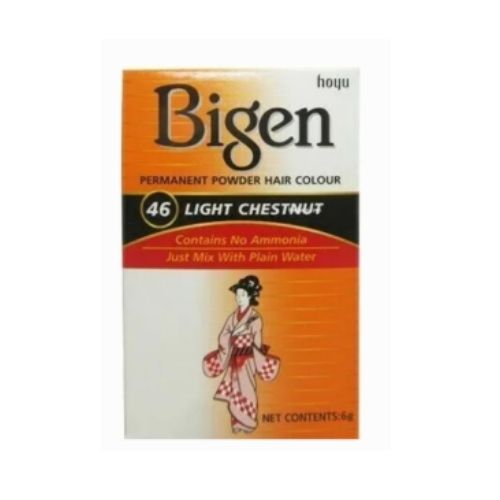 Bigen Permanent Hair Colour 46 Light Chestnut