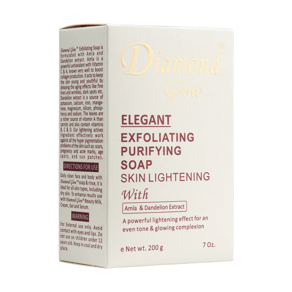 Diamond Glow Elegant Exfoliating Purifying Soap