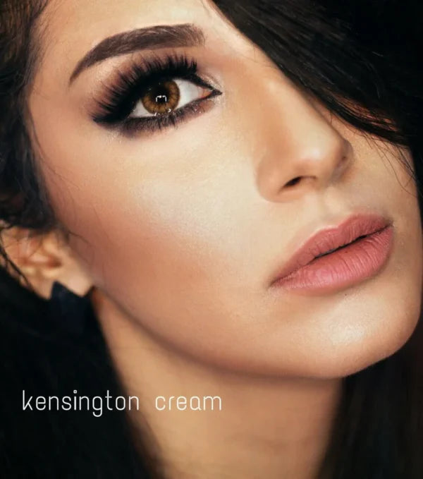 Kensington Cream Contact Lenses | MesmerEyez