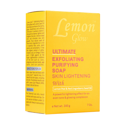 Lemon Glow Ultimate Exfoliating Purifying Soap