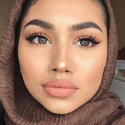 Silky Grey Contact Lenses – Soft Grey Elegance
