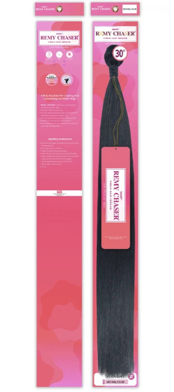 Remy Chaser Premium Virgin Synthetic Hair – Straight 30" (Natural Colour)