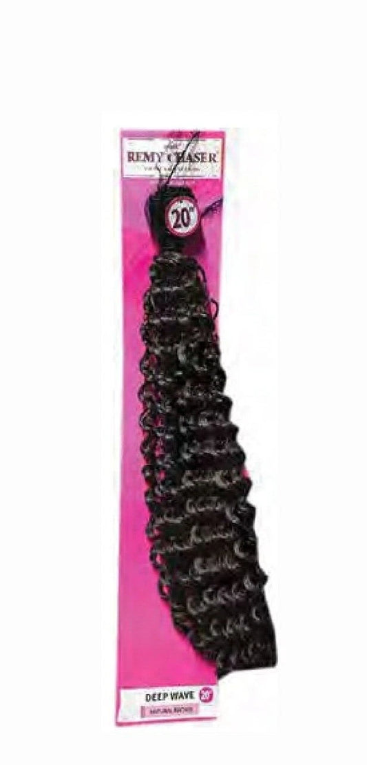 REMY CHASER Deep Wave Hair 20 inch (natural colour)