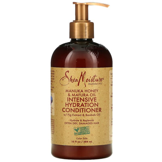 Shea Moisture Manuka Honey & Mafura Oil, Intensive Hydration Conditioner, 13 Fl Oz (384 ml)