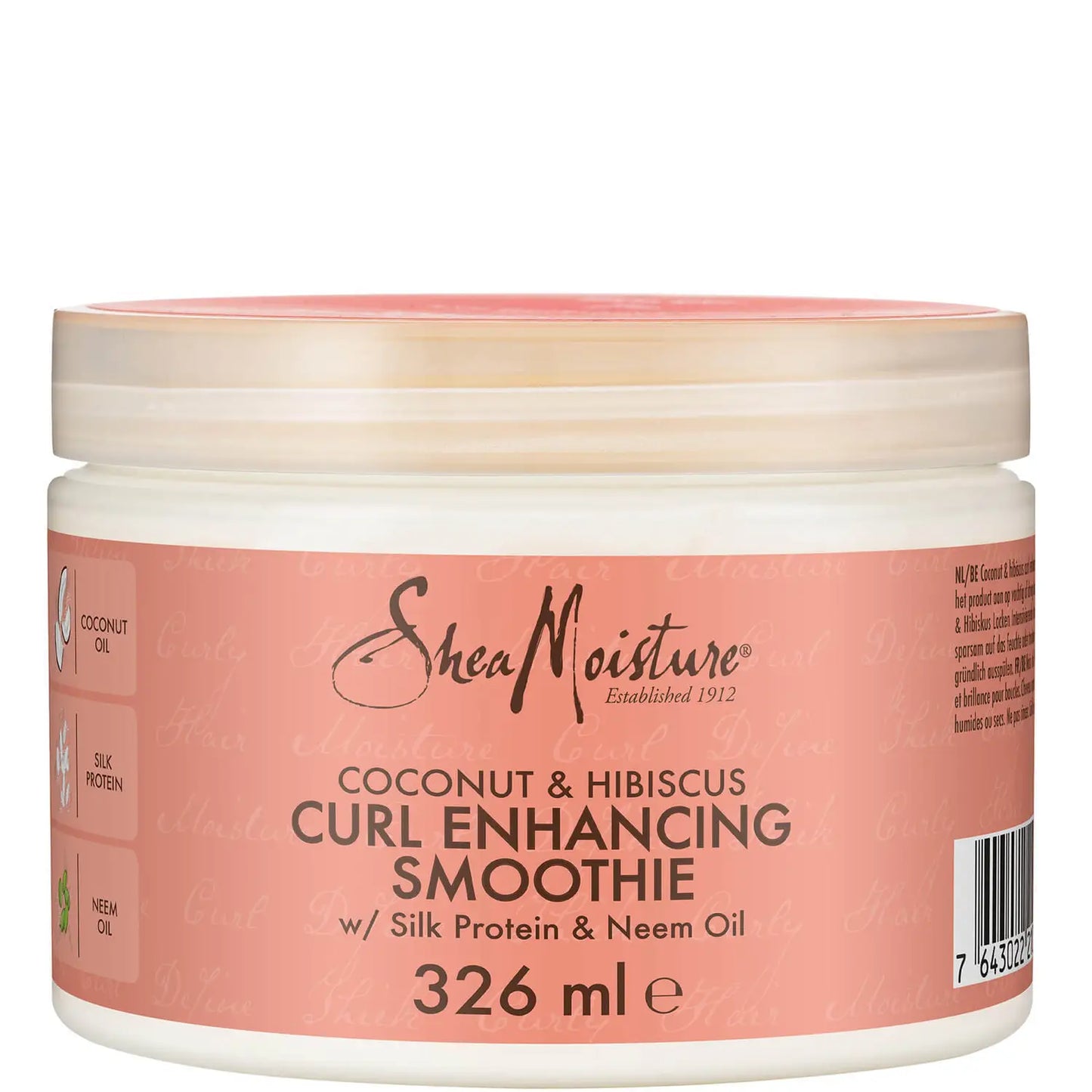 Shea Moisture Coconut &amp; Hibiscus Curl Enhancer Smoothie für dickes, lockiges Haar 326 ml