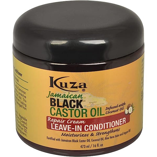 Kuza Jamaican Black Castor Oil Repair Cream Leave in Conditioner 473 ml