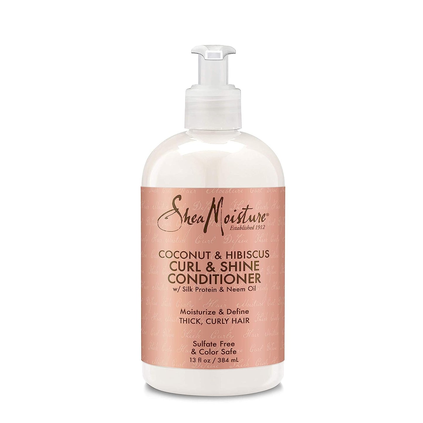 Shea Moisture Curl & Shine Conditioner, Coconut & Hibiscus, 13 Fl Oz (384 ml)