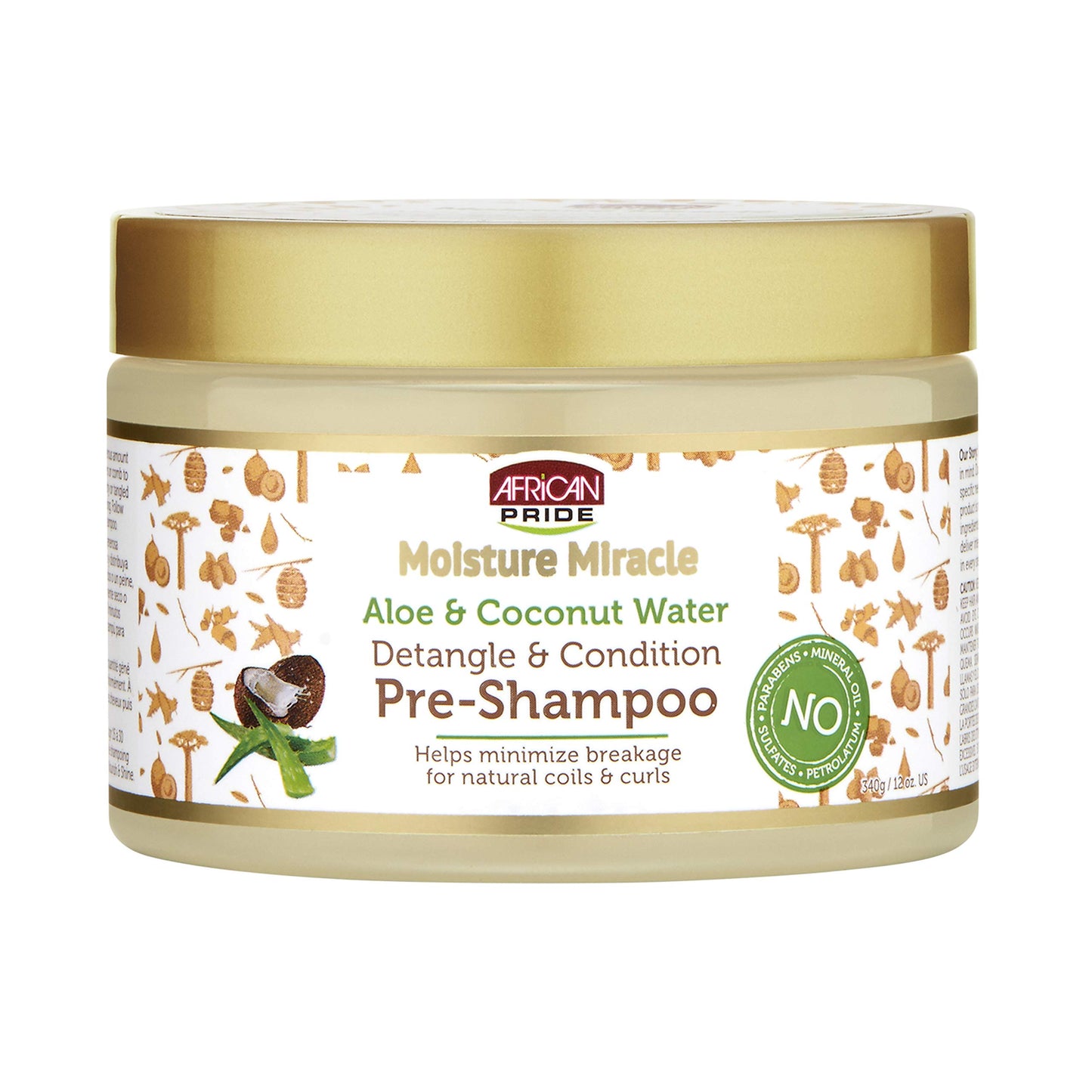 African Pride Moisture Miracle Pre-Shampoo 12Oz