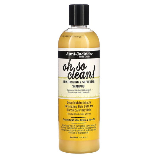 Aunt Jackies Moisturizing And Softening Shampoo, Oh So Clean! 355ml