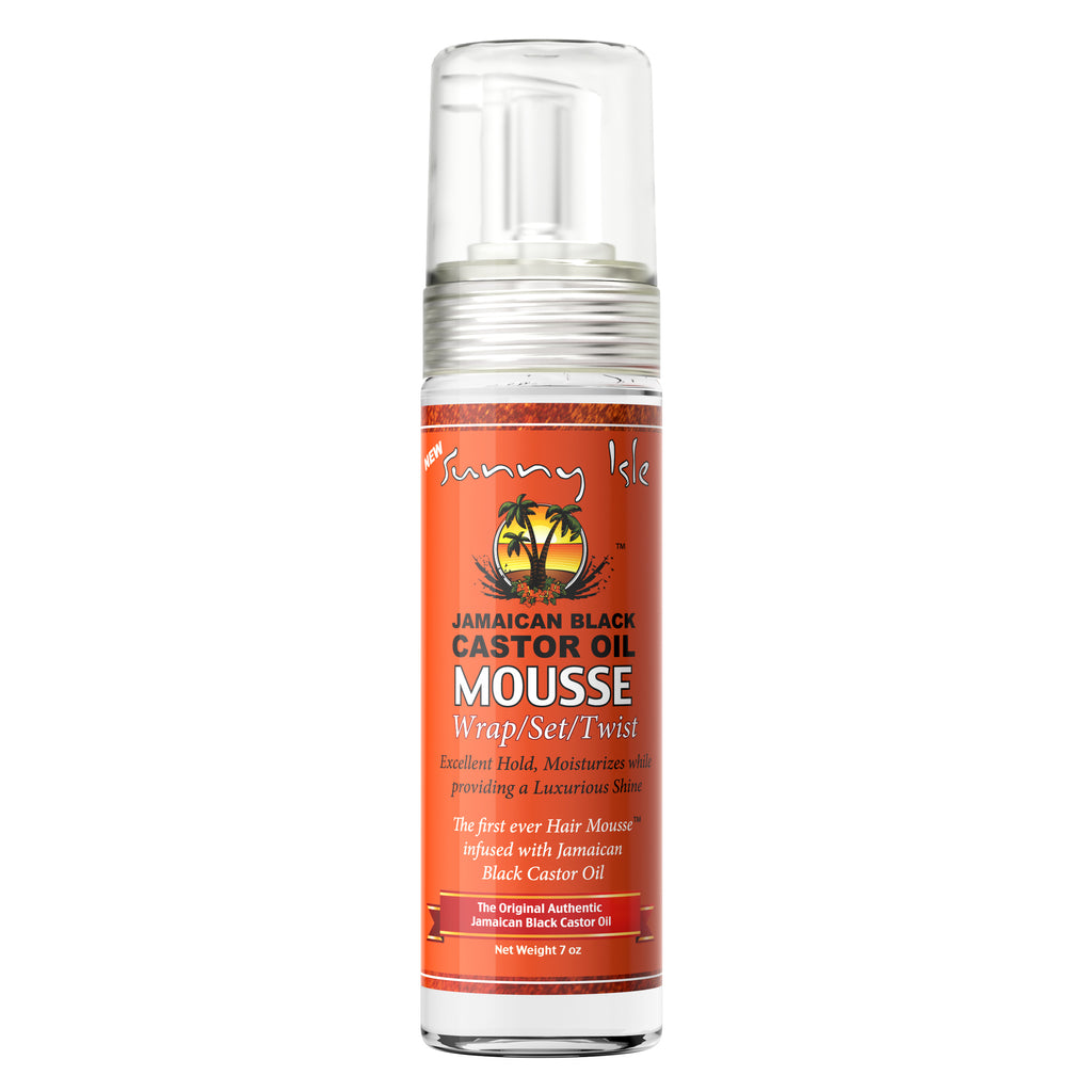 Sunny Isle Jamaican Black Castor Oil Mousse Wrap Set, 7 oz