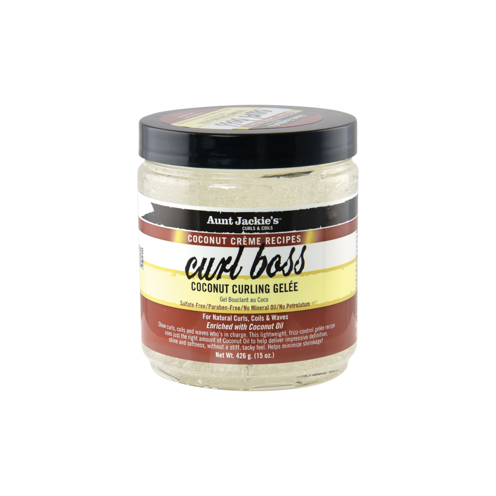 Aunt Jackies Coconut Creme Curl Boss Curling Gel. 15oz