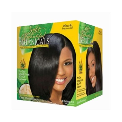 Soft &amp; Beautiful Botanicals No-lye Sensitive Scalp Relaxer/ Normal