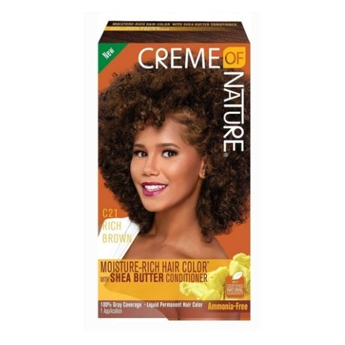 Cream of Nature Moisture Rich dye C21 Rich Brown