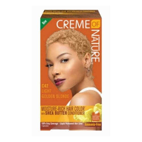 Cream of Nature Moisture Rich dye C42 Light Golden Blonde