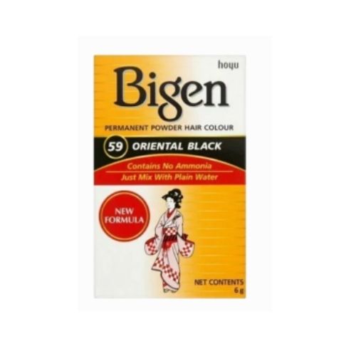 Bigen Permanent Hair Colour 59 Oriental Black