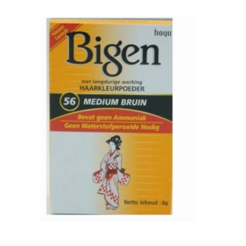 Bigen Permanent Hair Colour 56 Medium Bruin