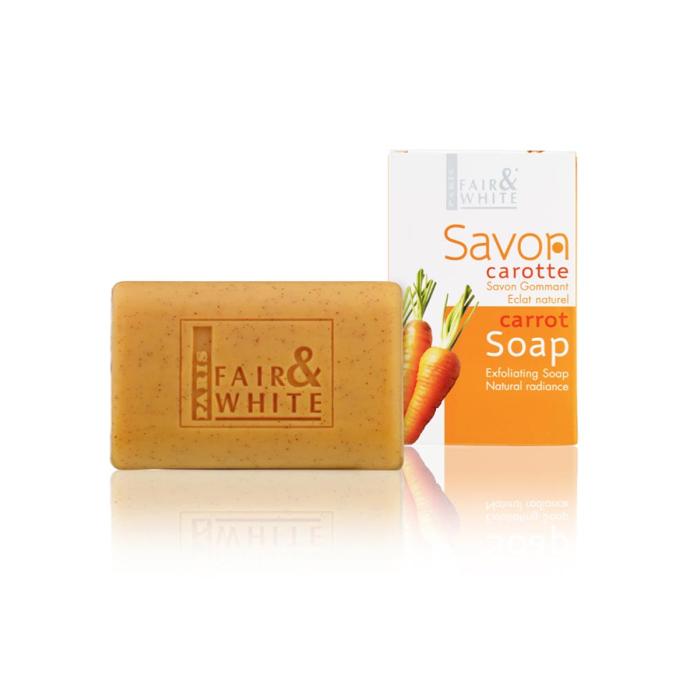 Fair & White Original Exfoliating Soap 200g with Carrot Oil