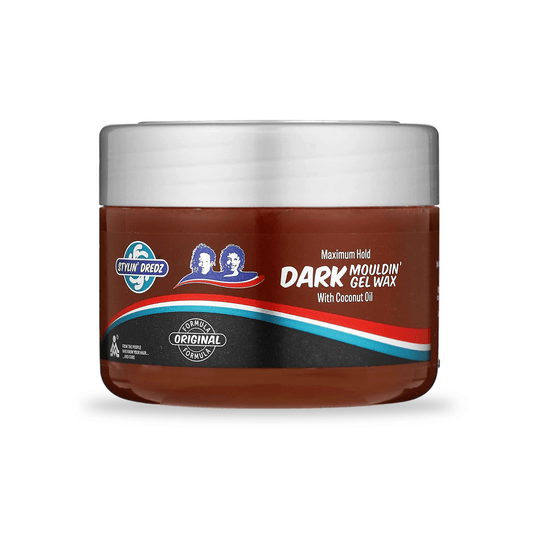 Stylin Dredz Maximum Hold Dark Mouldin Gel Wax With Coconut Oil 250ml