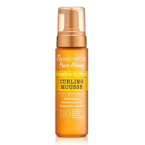 Creme Of Nature Pure Honey Moisture Foaming Curling Mousse. 7oz