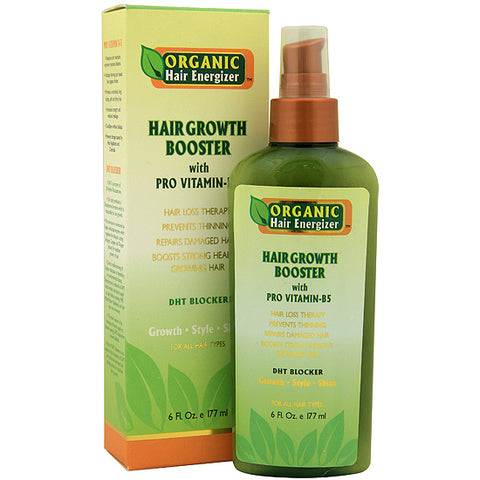 Organic Hair Energizer Hair Growth Booster Pro Vitamin B5 Dht Blocker 177Ml