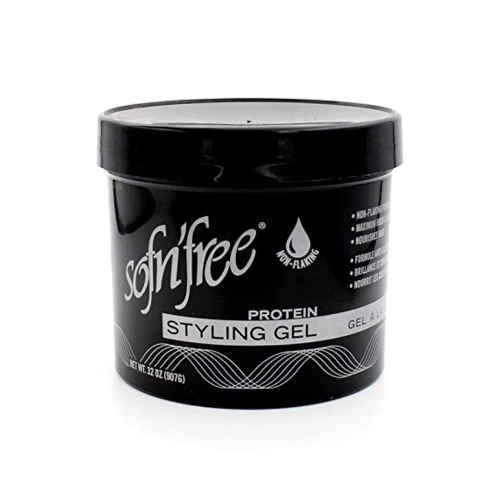 Sofn'free Protein Styling Gel Black 8oz